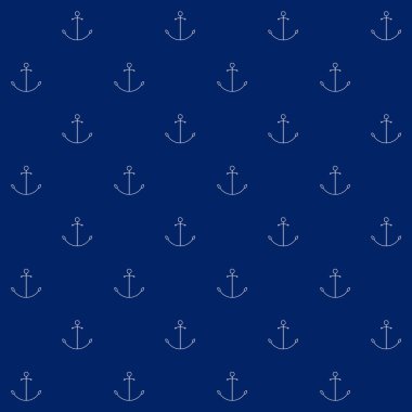 Çapa ile kesintisiz deniz desen