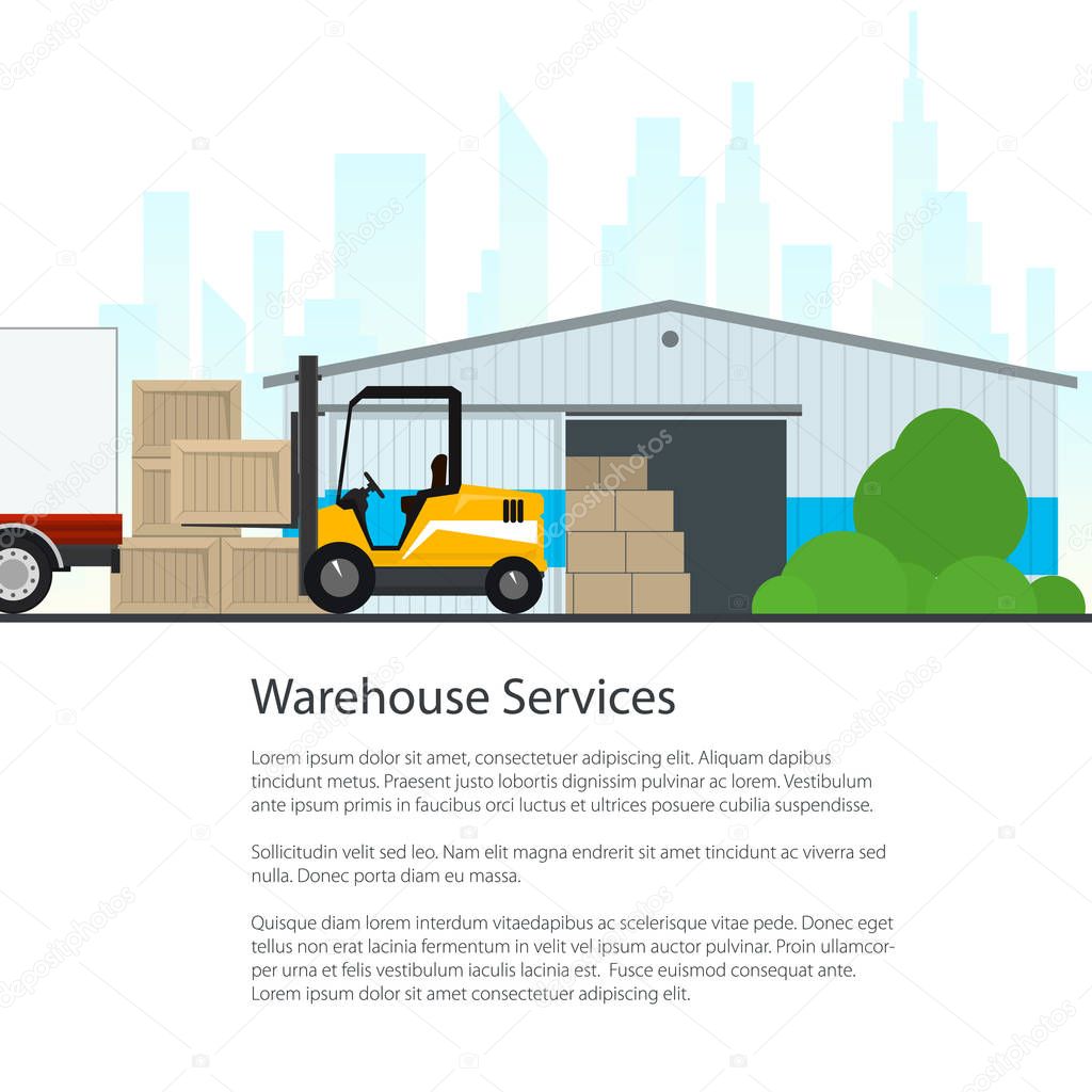 Warehouse Services ,Flyer Design
