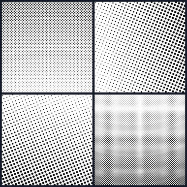 Retro tarzı Pop Art kümesi