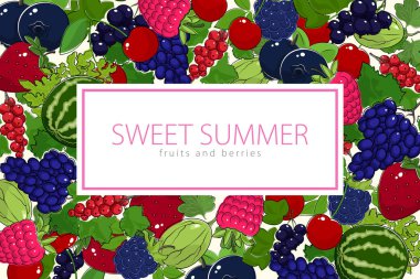 El ilanı yaz sulu olgun çilek