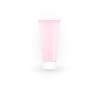 Pembe boş plastik kap