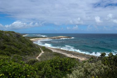 Pointe des Chateaux yarımadası, Saint Francois Guadeloupe