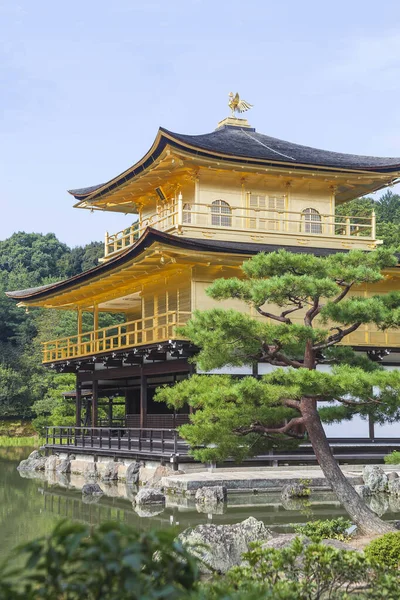 Golden Pavilion, a Zen Buddhist temple in Kyoto, Japan