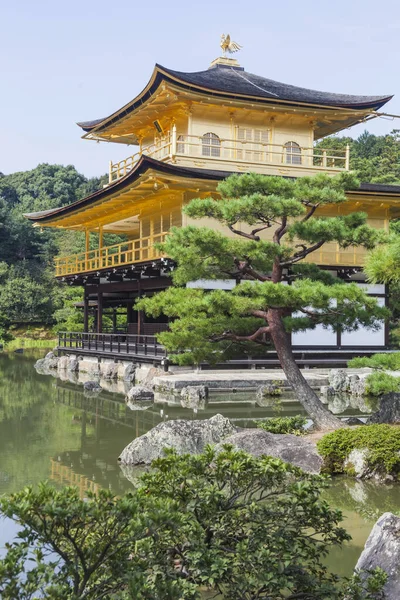 Golden Pavilion Zen Buddhist Temple Kyoto Japan — Stock Photo, Image
