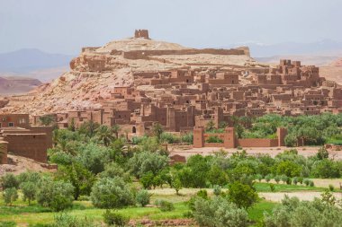      Kasbah Ait Ben Haddou Fas 'ın Atlas Dağları' nda. BM