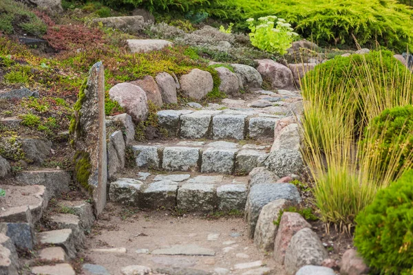 Raw Stone Stairs Country House — Stock Photo, Image