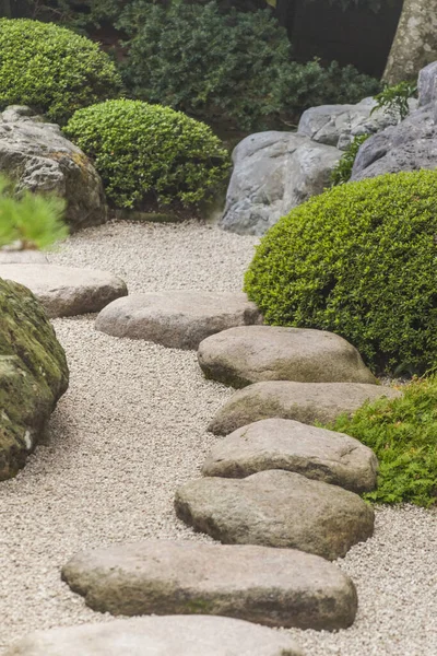 Decor Elements Style Minimalism Japanese Garden — Stock Photo, Image