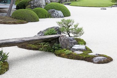 Japon peyzaj tasarımı parkta