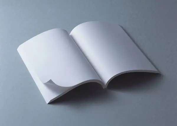 ノートブック 用紙の背景に灰色の色に — ストック写真