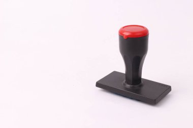 Lastik damga iolated beyaz arka plan üzerinde izole