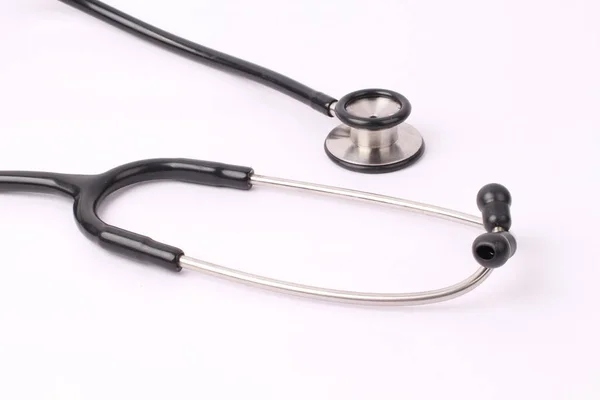 Stetoskop Isolerad Vit Bakgrund — Stockfoto