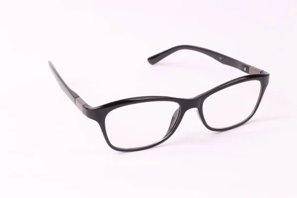 Beyaz Arkaplanda Izole Edilmiş Siyah Gözlük — Stok fotoğraf