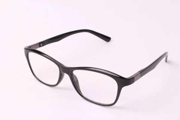 Black Glasses Isolated White Background — Stock Photo, Image