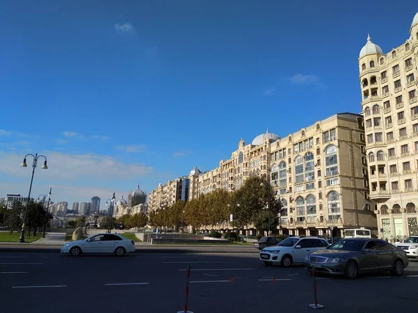 Neue Stadt Baku Aserbaidschan — Stockfoto