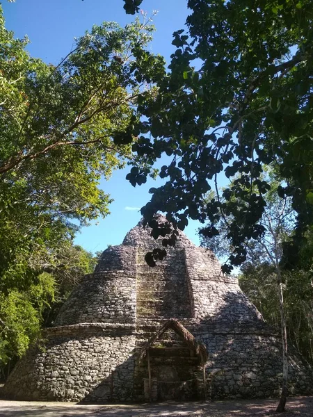 Mayapyramid Mexiko — Stockfoto