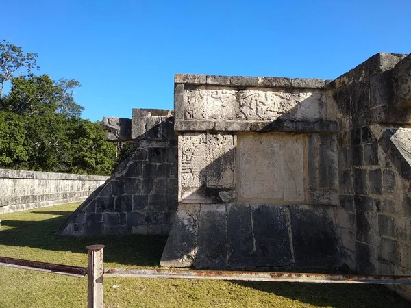 Ancient Mayan Structures Mexico — Stock Photo, Image