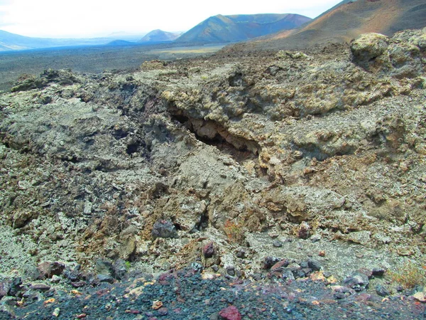 Vulkanisch Landschap Lanzarote — Stockfoto