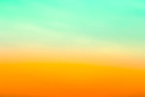 Colore Verde Brillante Arancione Luce Astratta Cielo Sfocato — Foto Stock