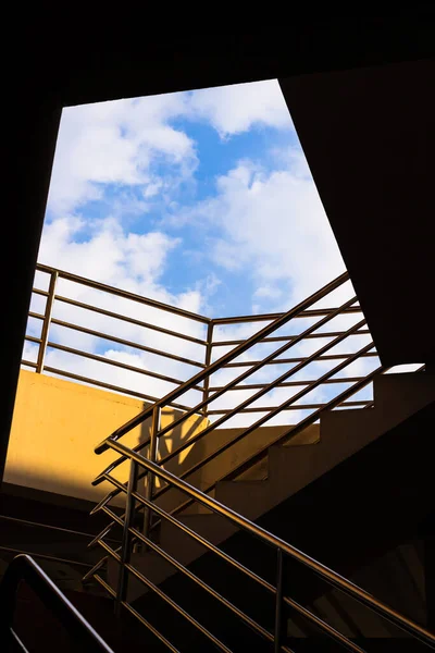 Escaleras Cubierta Vista Del Cielo — Foto de Stock