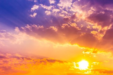 Gün batımında güzel bir ışık