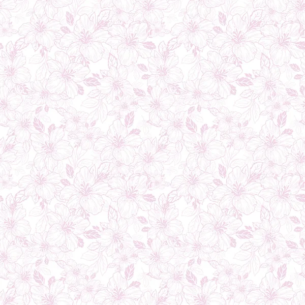 Rosa kleine Lilie Blume nahtlosen Druck Hintergrunddesign — Stockvektor