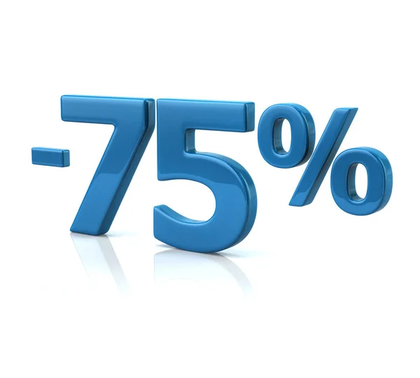 Seventy-five percent discount — Stock Photo, Image