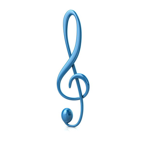 blue treble clef 