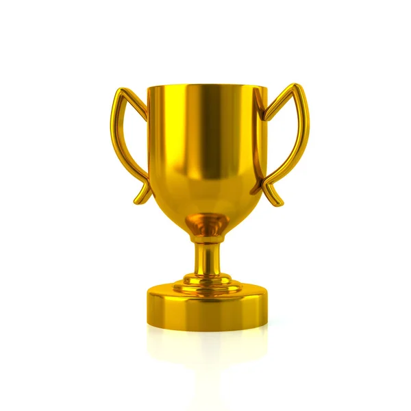 Gold trophy cup — Stock Photo, Image