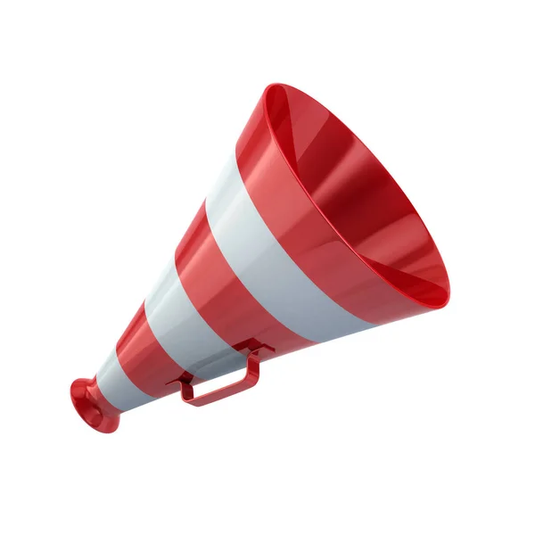 Red megaphone icon — Stock Photo, Image