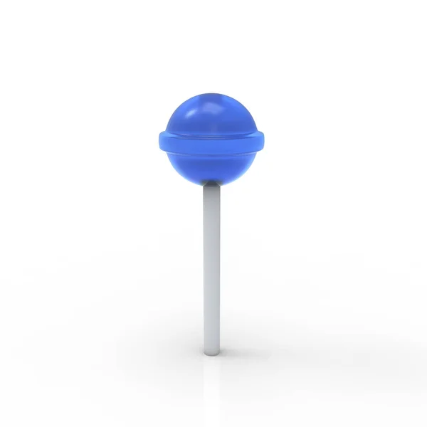 Blue lollipop icon — Stock Photo, Image