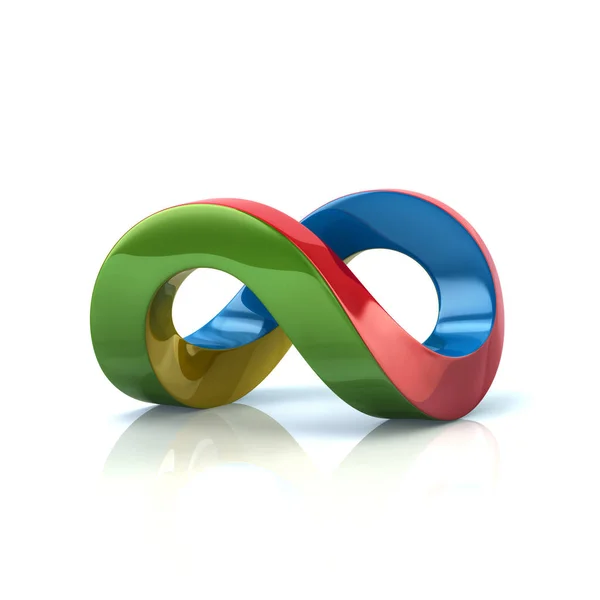 Colorful infinity symbol — Stock Photo, Image