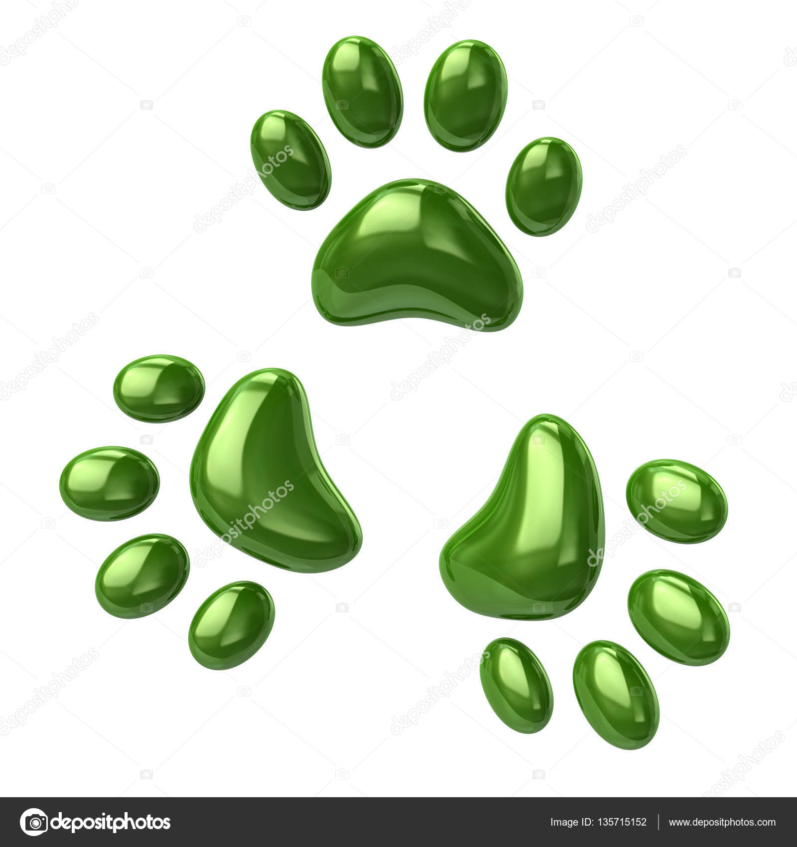 Modelo de tres patas de animal verde fotografía de stock © valdum