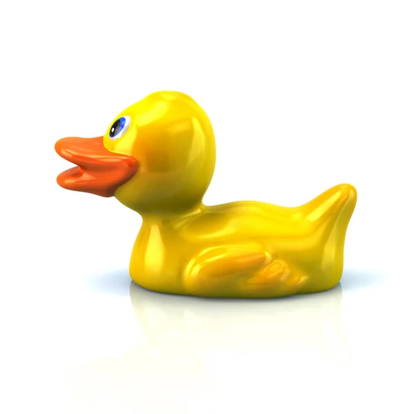 Yellow duck icon — Stock Photo, Image