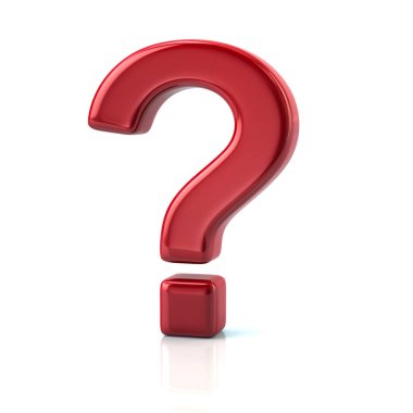 Kırmızı soru işareti 