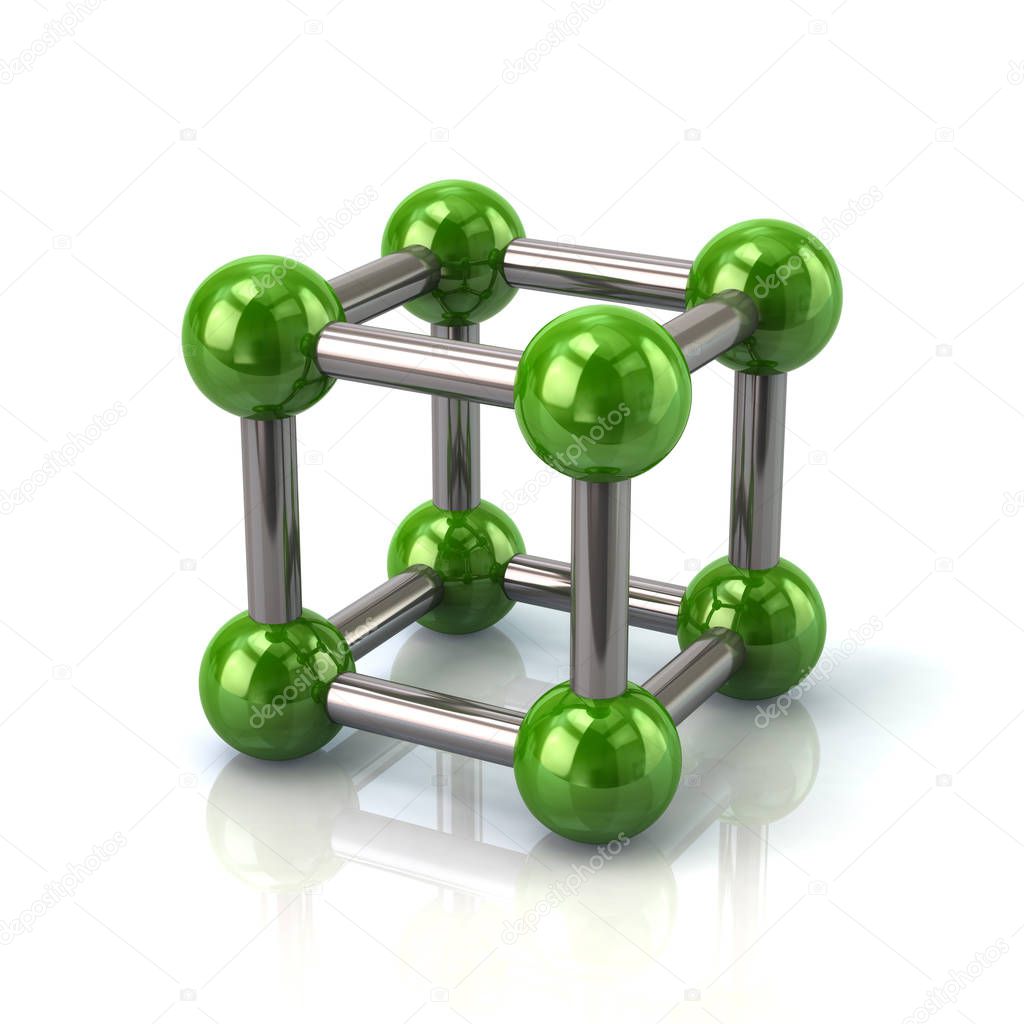 Green crystal lattice structure  