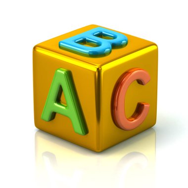 Beyaz altın abc blokta