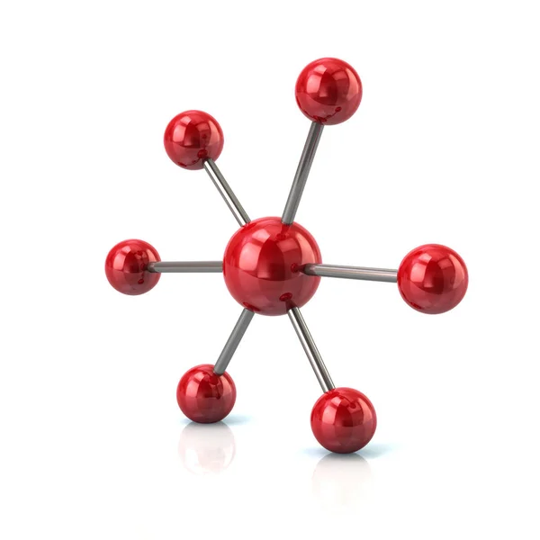 Rote Netzwerk-Ikone — Stockfoto