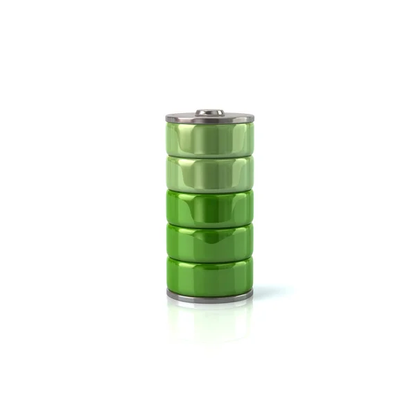 Icona della batteria verde — Foto Stock