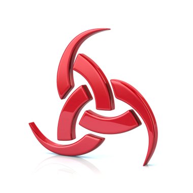 Odin kırmızı Çift Kişilik boynuz 