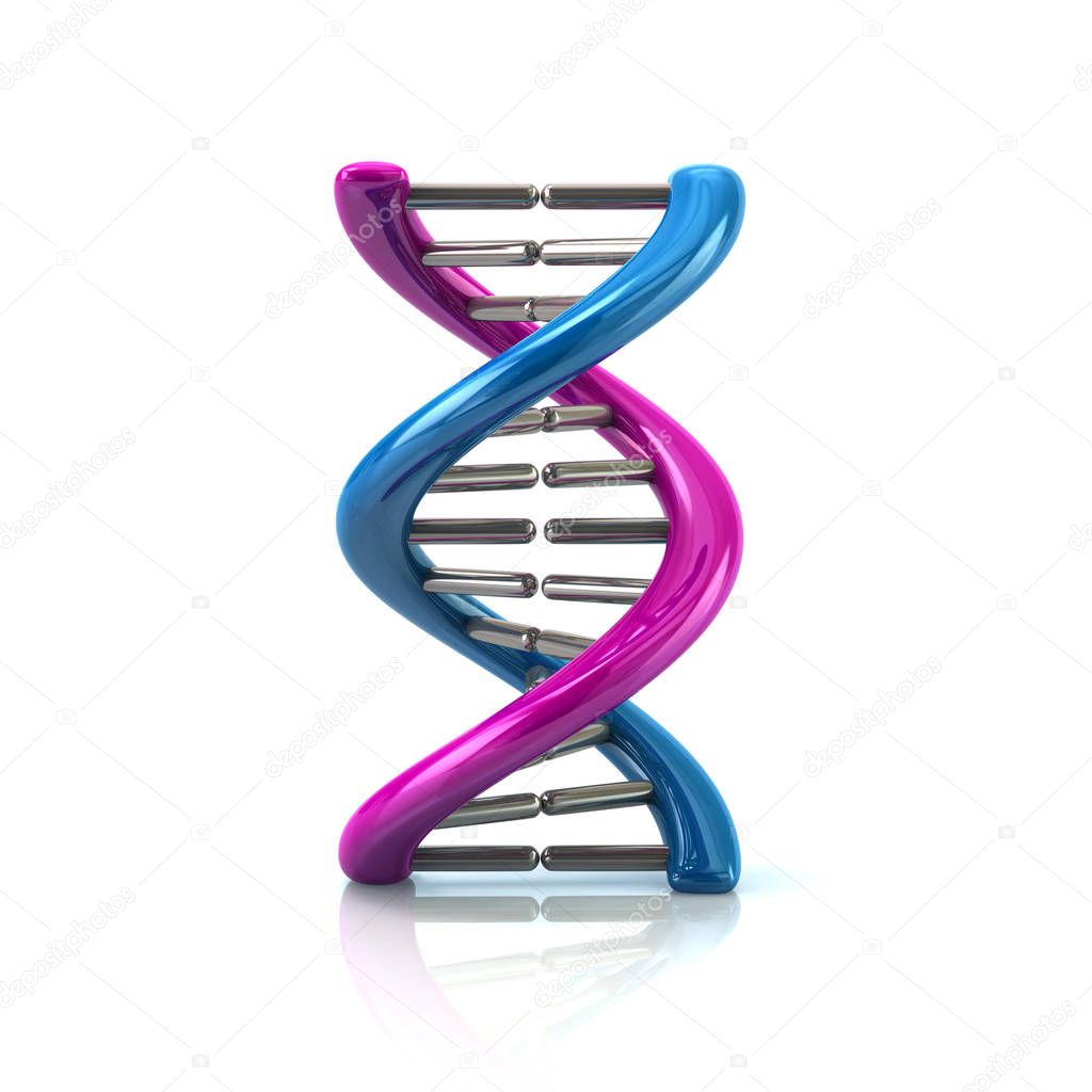 illustration DNA molecule icon