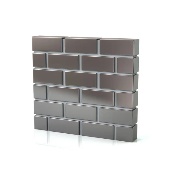 Brick wall icon — Stock Photo, Image