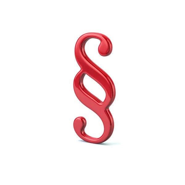 Red paragraph symbol — Stock Photo, Image