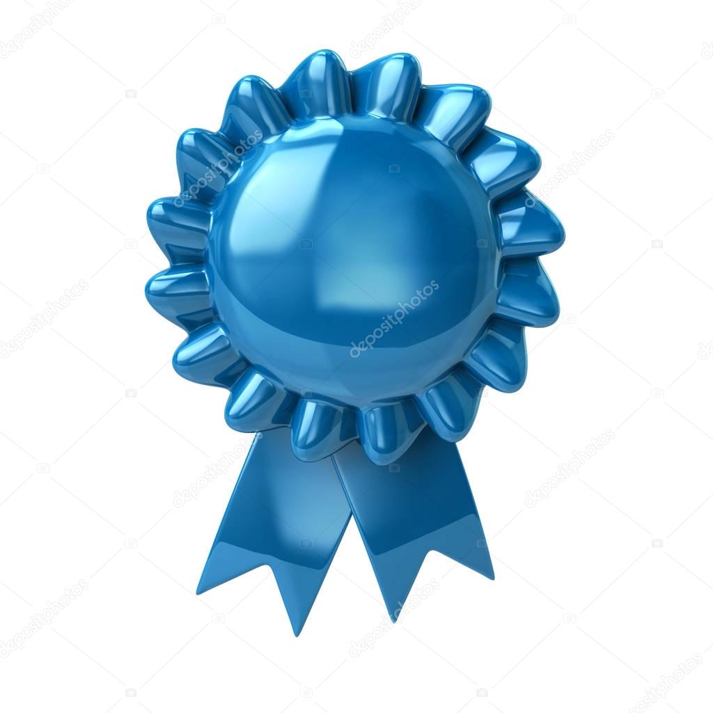 Blue rosette icon