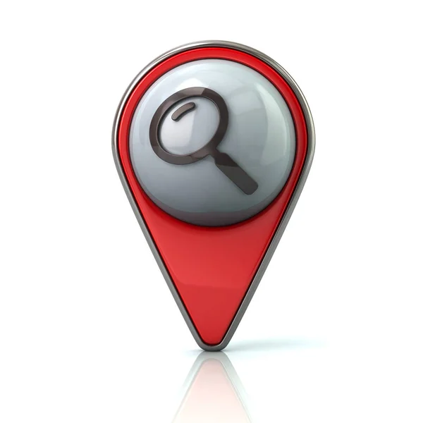 Red map pointer — Stock Photo, Image