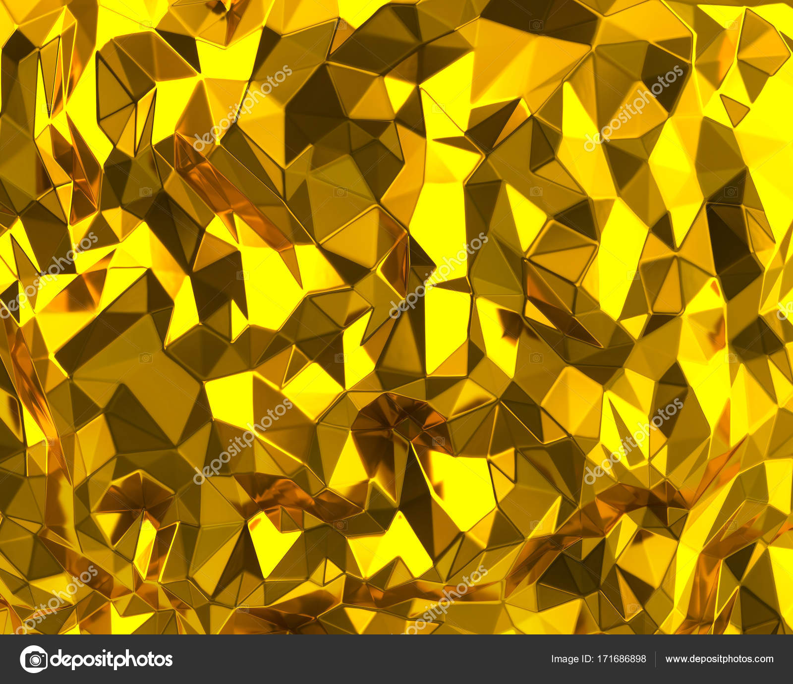 Golden crystal background Stock Photo by ©valdum 171686898