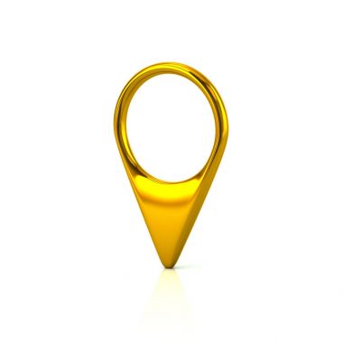 Altın harita işaretçi