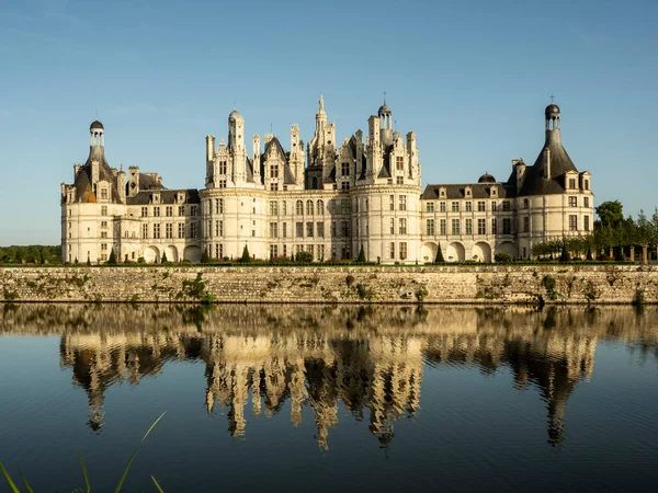 Chambord Şatosu. Fransa 'nın en büyük Rönesans mimarisi. Loire Vadisi