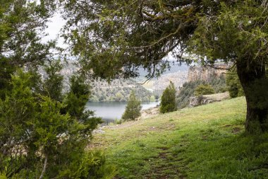Nehrin doğal penceresi durathon, segovia, İspanya