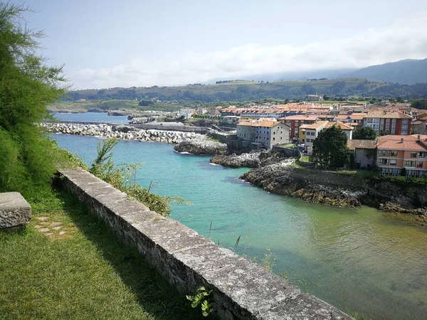 Llaner Asturier Spanien Kommer Byn Från Havet — Stockfoto