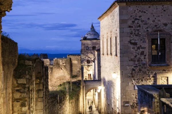 Eski şehir Caceres 'de anıtsal bir şehir